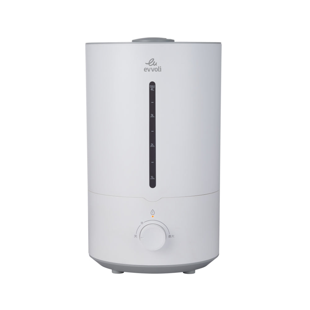 4 Liters Quiet 360° Mist Humidifier with Auto Shut-Off EVHD-40W White