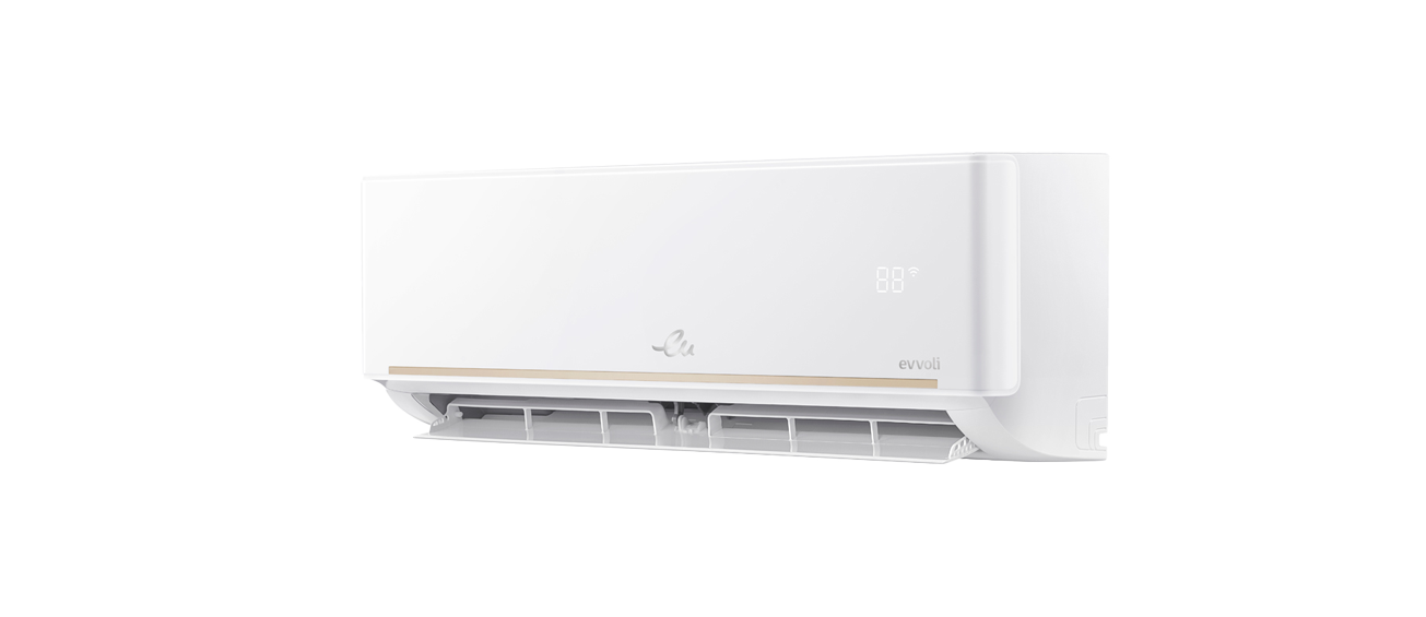 Evvoli Split AC 9000 BTU, A++ Inverter, Fast Cooling & Heating, R32 Gas EVDC-9K-EU-1